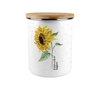 Purely Home Painted Sunflower Dishwasher Tablets Storage Tin