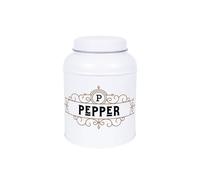 Purely Home Pepper Canister - Vintage Small Domed Kitchen Storage Container 600ml