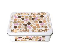 Purely Home Personalised Novelty Biscuit Tin - Rectangular Metal Storage Container for Baking Kitchen Gifts 195 x 125 x 75mm