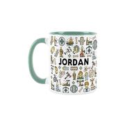 Purely Home Personalised Osteopath Mug - Humourous Custom Trades Funny Novelty Gift - Turquoise Tea/Coffee Ceramic Cup Present for Osteopath