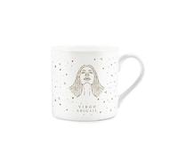 Purely Home Personalised Virgo Mug - Gold Star Sign Bone China Tea/Coffee Cup - Customisable Zodiac Gift