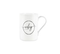 Purely Home Personalised Wifey Mug - Marriage Wedding Wife Gift/Present for Her - White Bone China Tea/Coffee Mug