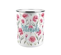 Purely Home Pink Carnation Flowers Kitchen Utensil Holder