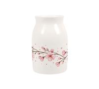 Purely Home Pink Cherry Blossoms Small Porcelain Vase