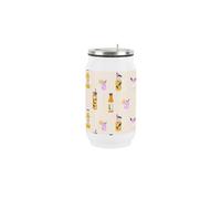 Purely Home Pink Lemonade Drinking Can Flask With Straw