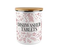 Purely Home Pink Wild Rabbits Dishwasher Tablets Storage Tin
