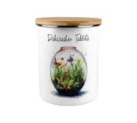 Purely Home Plant Terrarium Dishwasher Tablets Storage Tin