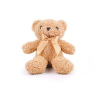 Purely Home Plush Teddy Bear Gift with Golden Ribbon Bow Tie