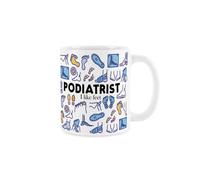 Purely Home Podiatrist Mug - Humorous Foot Surgeon Themed Novelty Gifts - Tea/coffee Hot Drinks White Ceramic Cup Present