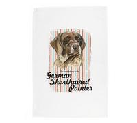 Purely Home Pointer Tea Towel - Novelty Dog Themed Gift Kitchen Linen/dish Cloth