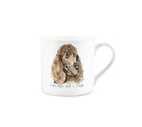 Purely Home Poodle - Lifes Better with a Poodle Bone China White Mug - Tea/Coffee Gift for Dog Lovers
