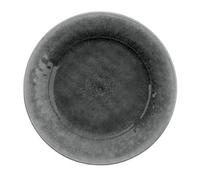 Purely Home Potters Reactive Glaze Grey Melamine Dinner Plates - Set Of 6