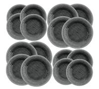 Purely Home Potters Reactive Glaze Grey Melamine Dinner & Side Plate Set For 8