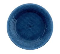 Purely Home Potters Reactive Glaze Indigo Melamine Dinner Plates - Set Of 8