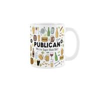Purely Home Publican Mug - Humourous Trades Funny Novelty Gift - White Tea/coffee Ceramic Cup Present For Bar & Pub Owners