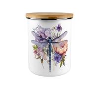 Purely Home Purple Dragonfly Extra Large Biscuit Tin