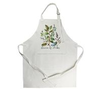 Purely Home Queen Of Herbs Apron - Fun Kitchen Gifts For Her - Adjustable Neck/waist Ties Cooking & Baking Apron With Large Front Pocket