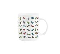 Purely Home Race Car Mug - Car Themed Gift/Present - Tea/Coffee White Bone China Mug
