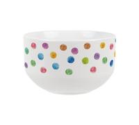 Purely Home Rainbow Polka Dots Ceramic Bowl - Dinnerware Serving/cereal Bowl