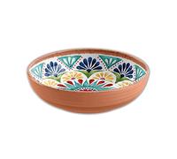 Purely Home Re-usable Rio Medallion 21cm Outdoor Plastic/Melamine - Cereal/Pudding/Dessert/Pasta Bowl Sets (Rio Medallion, 1)