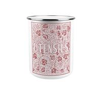 Purely Home Red Oak Leaves & Berries Kitchen Utensil Holder