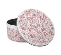 Purely Home Red Oak Leaves & Berries Round Cake Tin - Large Baking Storage Kitchen Gift