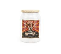 Purely Home - Retro Drinks - Decaf Coffee Canister - Kitchen Storage Jar