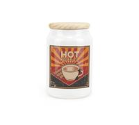 Purely Home - Retro Drinks - Hot Chocolate Canister - Kitchen Storage Jar
