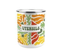 Purely Home Retro Flowers Kitchen Utensil Holder
