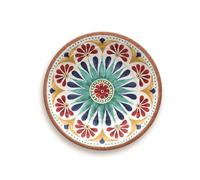 Purely Home Rio Medallion Melamine Side Plates - Set Of 2