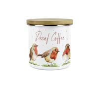 Purely Home - Robins - Decaf Coffee Canister - Kitchen Storage Jar (Large)