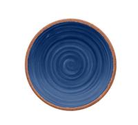 Purely Home Rustic Swirl Indigo Melamine Side Plate