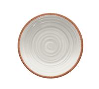 Purely Home Rustic Swirl Ivory Melamine Side Plate