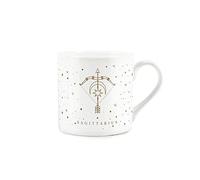 Purely Home Sagittarius Gold Star Sign Mug - Fine Bone China White Mug Coffee/Tea Present Zodiac Gift