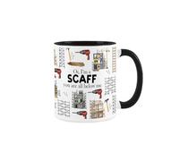 Purely Home Scaffolder Mug - Novelty Trades Gift - White & Black Ceramic Tea/Coffee Gift