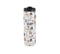 Purely Home Scaffolder Travel Mug - Novelty Trades Gift Stainless Steel Vacuum-Sealed Double-Walled Hot/cold Drinks Travel Flask