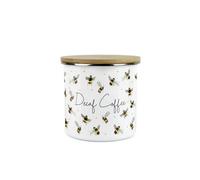 Purely Home - Scattered Bees - Decaf Coffee Canister - Kitchen Storage Jar (Medium)