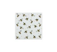 Purely Home Scattered Bees Glass Hot Pot Stand - Heat Resistant Non-Slip Trivet