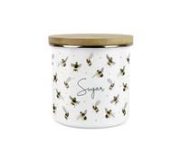 Purely Home - Scattered Bees - Sugar Canister - Kitchen Storage Jar (Large)