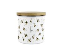 Purely Home - Scattered Bees - Tea Canister - Kitchen Storage Jar (Large)