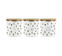 Purely Home - Scattered Bees - Tea, Coffee & Hot Chocolate Canisters - Kitchen Storage Jar (Large)