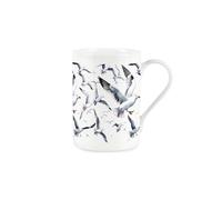 Purely Home Seagull Coastal Mug - Bird Print Seaside Maritime Gift/Present - Bone China Tea/Coffee Mug