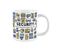 Purely Home Security Jumbo Mug - Humourous Extra Large Mug Trades Gifts For Security Guard & Bodyguards - Xl Ceramic Tea/coffee Hot Drinks Cup