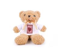 Purely Home Sent with Love Personalised Teddy Bear - Valentines Plush Teddy T-Shirt Gift