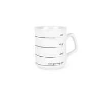 Purely Home Shhh! Coffee Mug - Not Yet Funny Gifts for Coffee Drinkers - Tea Coffee Hot Drinks Ceramic Present Cup