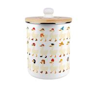 Purely Home Silly Goose Food Waste Caddy - Enamel 2L Kitchen Compost Bin
