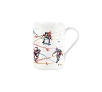 Purely Home Skateboarding Mug - Colourful Cartoon Skateboarders Novelty Gift/Present - Bone China Tea/Coffee Mug