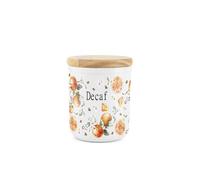 Purely Home Small Ceramic Decaf Storage Canister - Tangerines Ceramic Small Sized Kitchen Hot Drinks Food Storage Container 400Ml (11Cm X 9Cm)