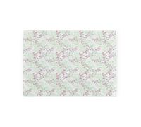 Purely Home Soft Pink Floral Smooth Glass Worktop Saver - Small Chopping Board