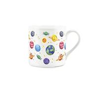 Purely Home Space Planets Mug - Colourful Bone China Tea/Coffee Science & Astrology Present Gift